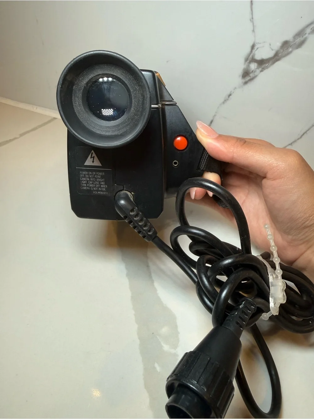 Vintage GE General Electric Color Camera Japan Lens 1984 VCR Camcorder UNTESTED